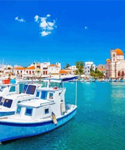 Aegina Port Greece Paint By Numbers