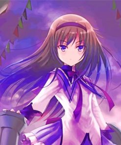 Aesthetic Homura Akemi Paint By Numbers