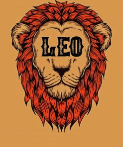 Aesthetic Leo Horoscope Paint By Numbers