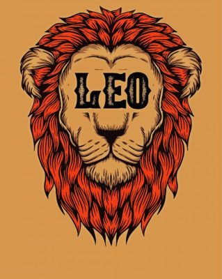 Aesthetic Leo Horoscope Paint By Numbers