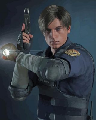 Aesthetic Leon Scott Kennedy Paint By Numbers