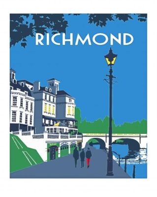 Aesthetic Richmond Bridge Paint By Numbers