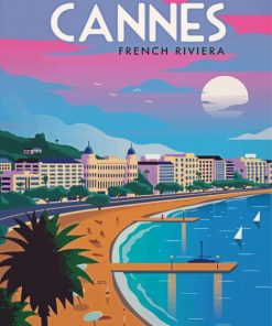 Aesthetic Cannes France Paint By Numbers