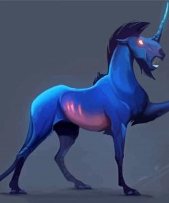 Aesthetic Demon Unicorn Paint By Numbers