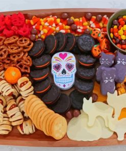 Aesthetic Halloween Food Paint By Numbers