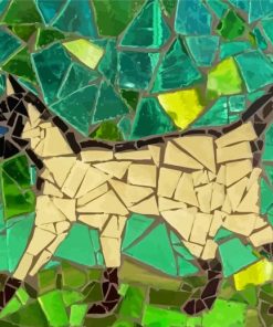 Aesthetic Mosaic Cats Paint By Numbers