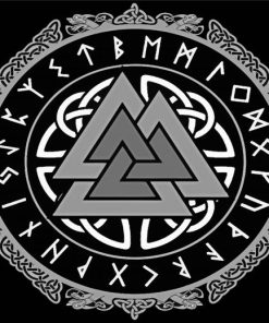 Aesthetic Valknut Paint By Numbers