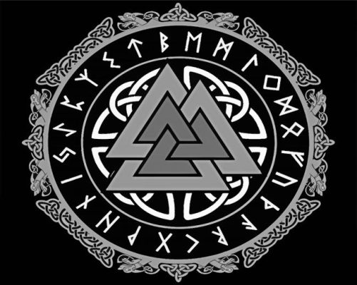 Aesthetic Valknut Paint By Numbers