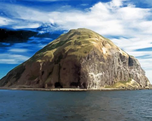 Ailsa Craig Scotland Island Paint By Numbers