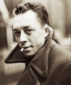 Albert Camus Smoking Paint By Numbers