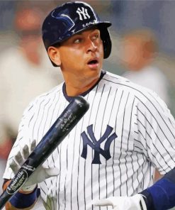 Alex Rodriguez Paint By Numbers