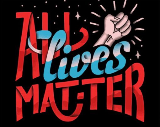 All Lives Matter Paint By Numbers