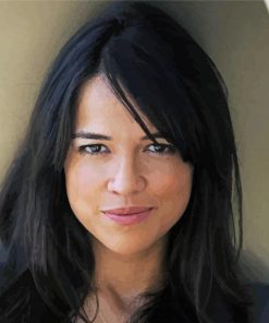 American Actress Michelle Rodriguez Paint By Number