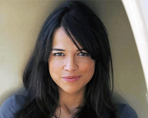 American Actress Michelle Rodriguez Paint By Number