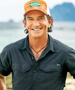 American Host Jeff Probst Paint By Numbers