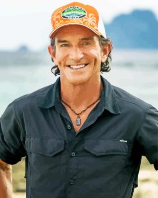 American Host Jeff Probst Paint By Numbers