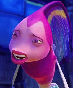 Angie From Shark Tale Paint By Numbers