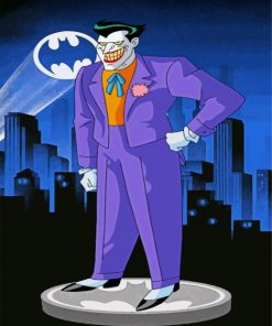 Animated Joker In Suit Paint By Number