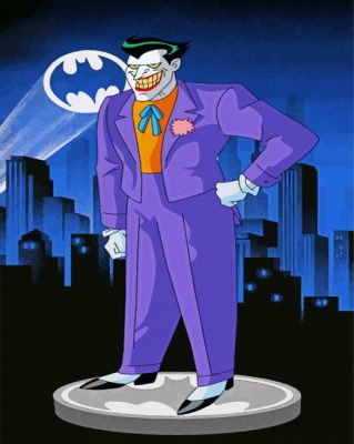 Animated Joker In Suit Paint By Number