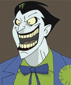 Animated Joker Laughing Paint By Numbers