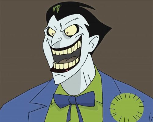 Animated Joker Laughing Paint By Numbers