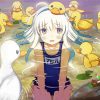 Anime Girl With Ducks Paint By Numbers