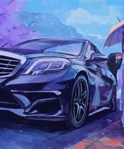 Anime Car Art Paint By Number