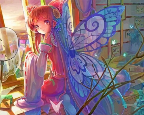 Anime Fairy Paint By Numbers