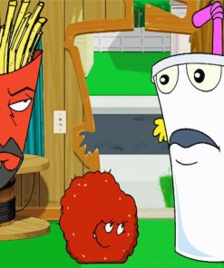 Aqua Teen Hunger Force Paint By Numbers