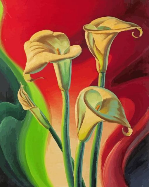 Arum Lilies Tretchikoff Paint By Numbers