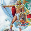 Aztec Warrior Paint By Numbers