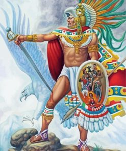 Aztec Warrior Paint By Numbers