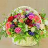 Basket Of Flowers Paint By Numbers