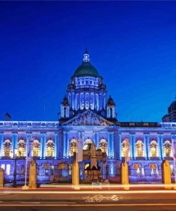 Belfast City Hall At Night Paint By Numbers