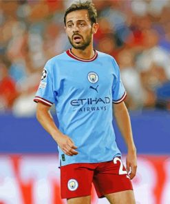 Bernardo Silva Manchester City Player Paint By Numbers