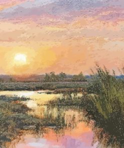 Big Cypress Sundown Paint By Numbers