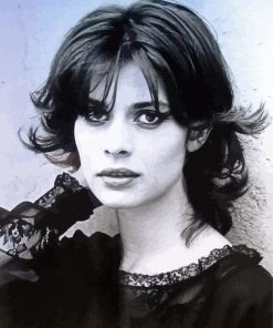 Black And White Nastassja Kinski Paint By Numbers