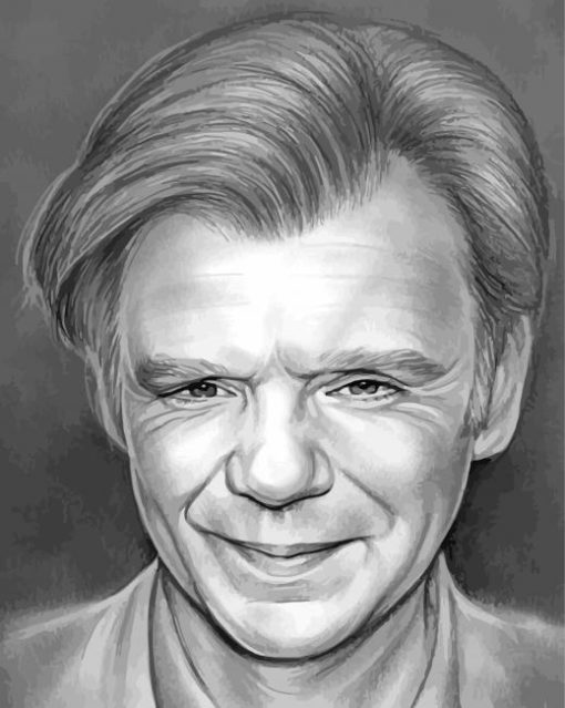 Black And White David Caruso Art Paint By Numbers