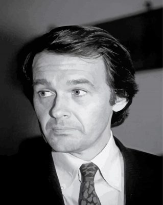 Black And White Young Ed Markey Paint By Numbers