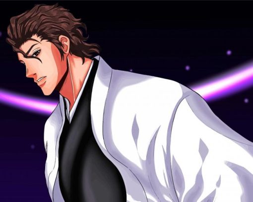 Bleach Manga Sosuke Aizen Paint By Numbers