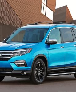 Blue Honda Pilot Paint By Numbers