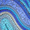 Blue Mosaic Paint By Numbers