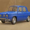 Blue Vintage Renault Car Paint By Numbers