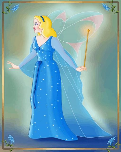 Blue Fairy Disney Princess Paint By Numbers