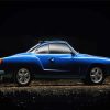 Blue Karmann Ghia Paint By Numbers