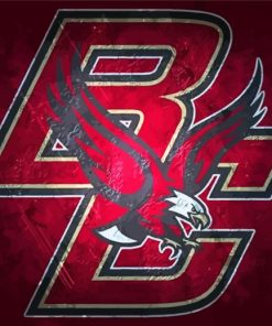 Boston College Eagles Football Logo Art Paint By Numbers