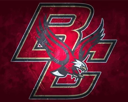 Boston College Eagles Football Logo Art Paint By Numbers