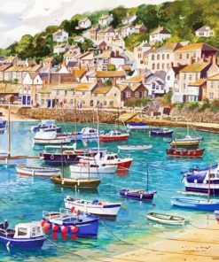 Cadgwith Cove Harbour Paint By Numbers