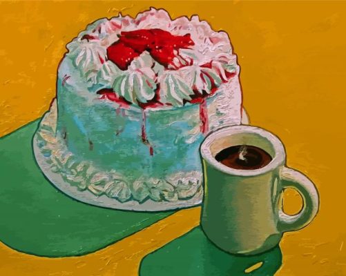 Cake And Coffee Paint By Numbers