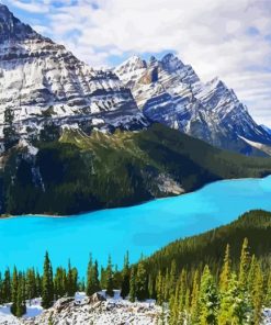 Canada Peyto Lake Paint By Numbers